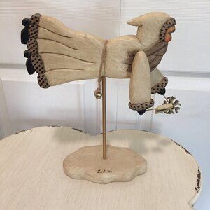 Lori Miller Collection Whispering Pines 'Santa' Carving. 1999. Signed.